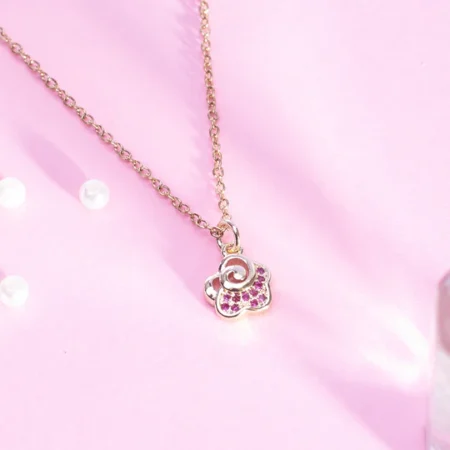 Rose Charm Necklace